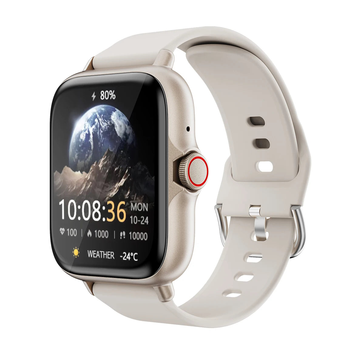 Montre Intelligente Étanche avec Podomètre