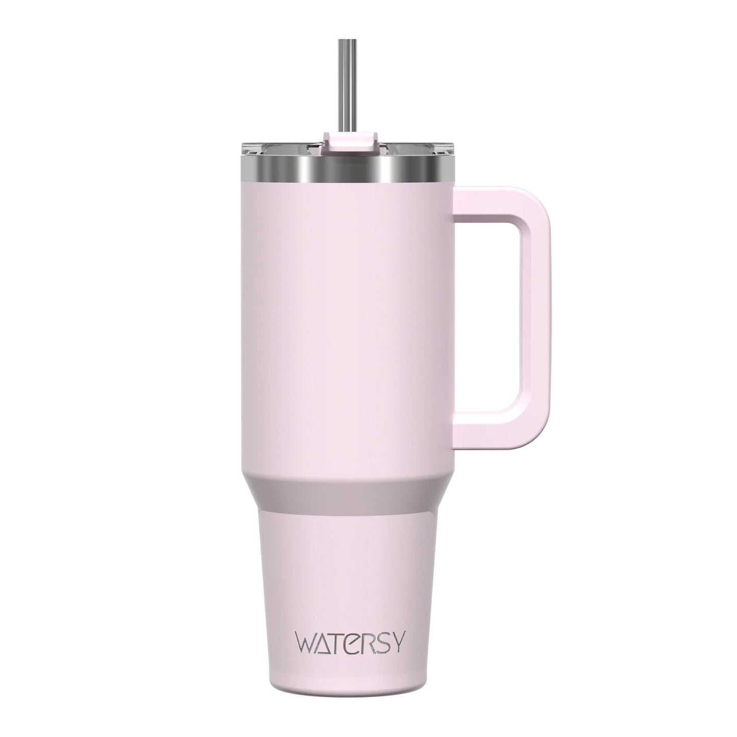 Tasse thermique avec poignée et paille