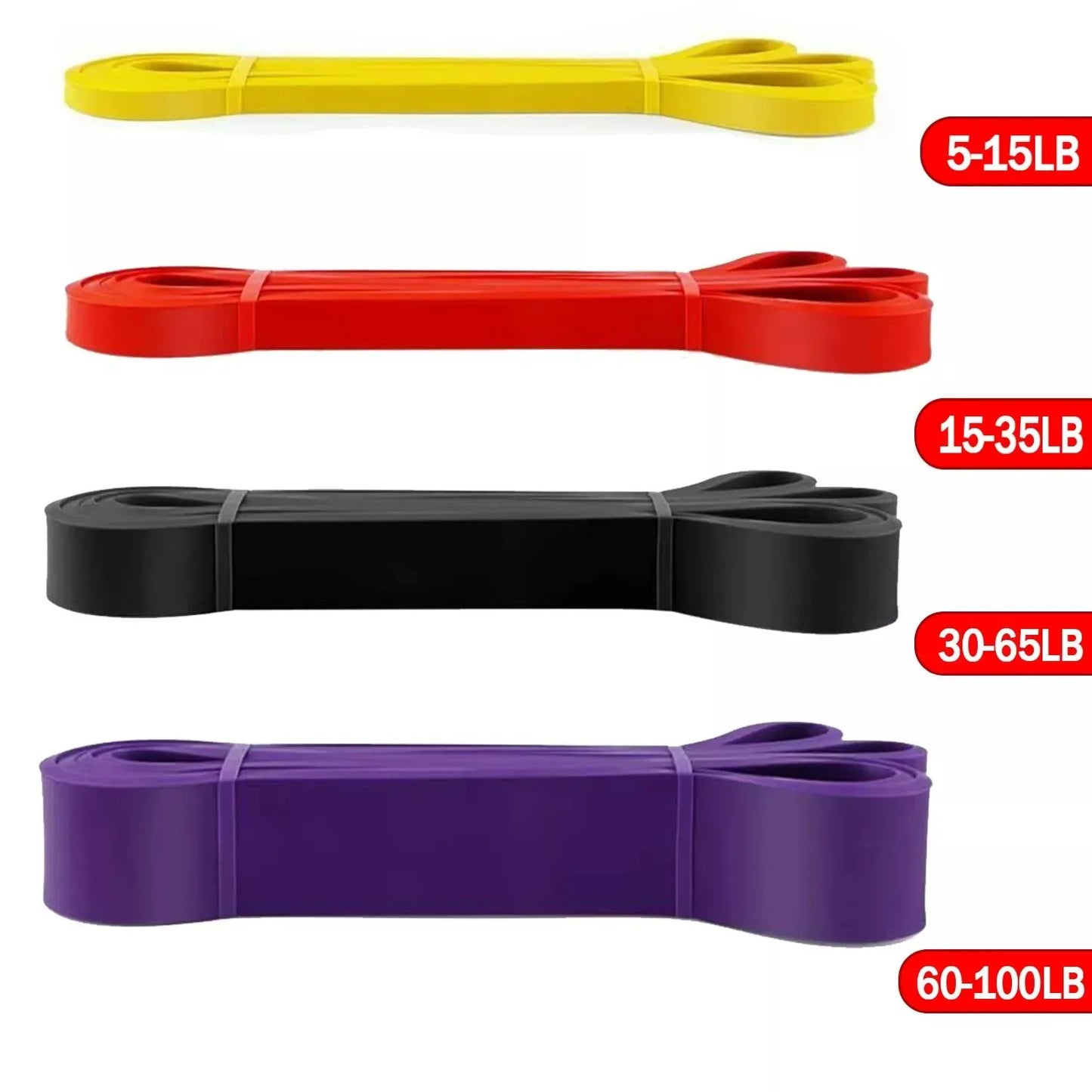 Bandes de Résistance Fitness (5 à 120 lb)