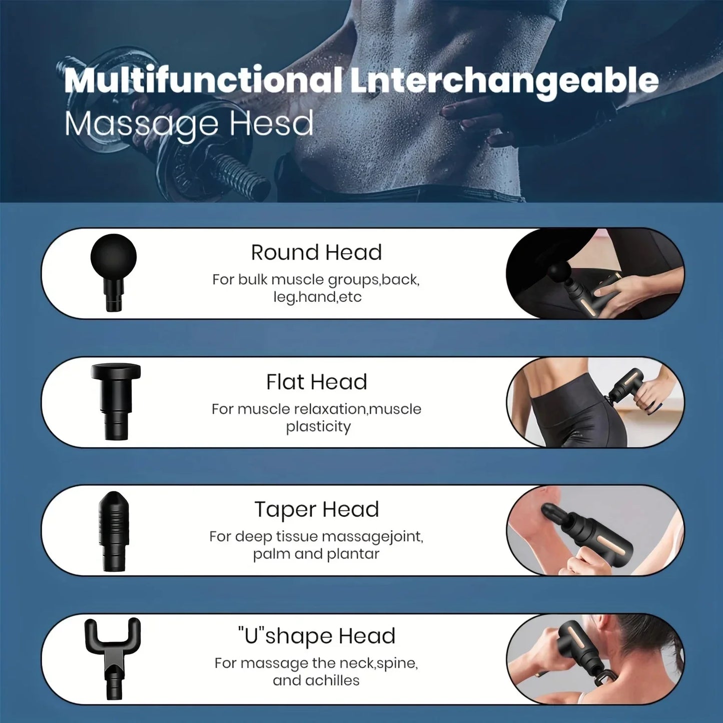 Pistolet de Massage Électrique