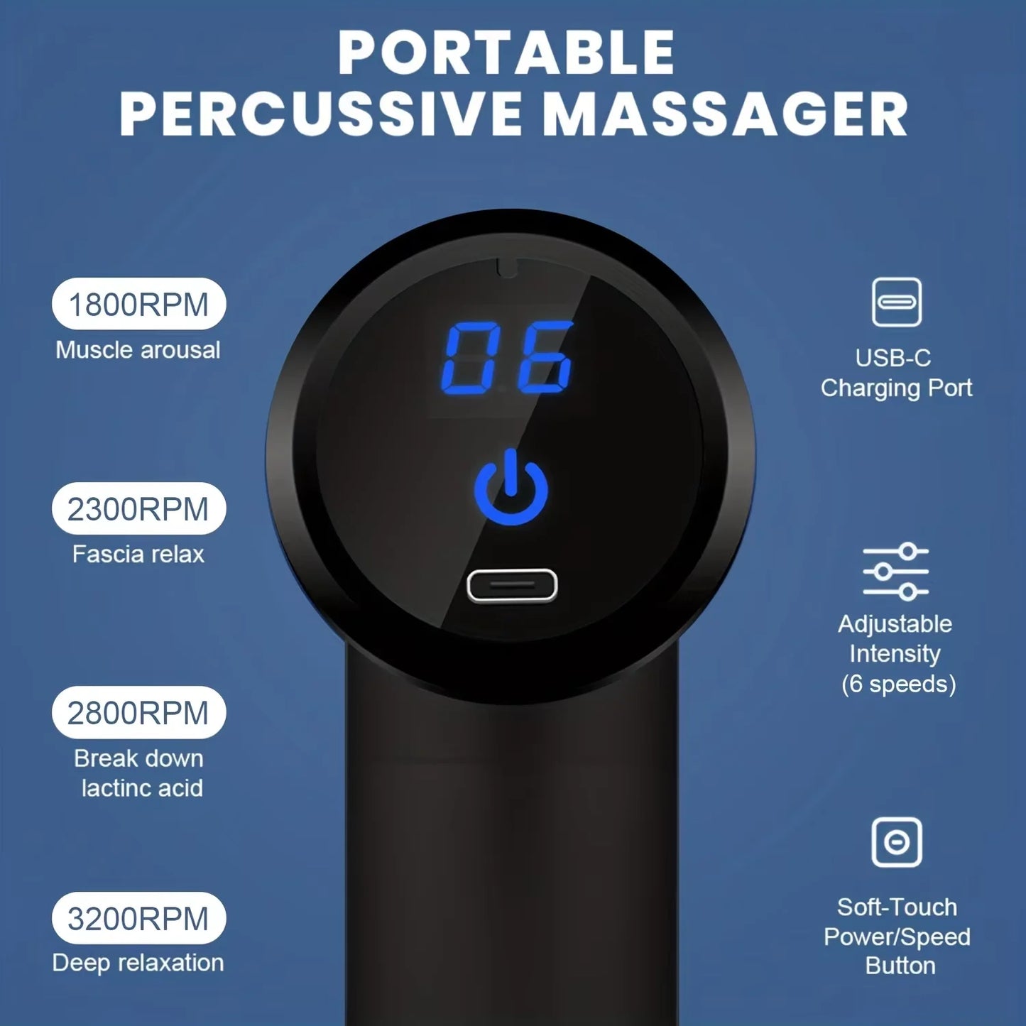Pistolet de Massage Électrique